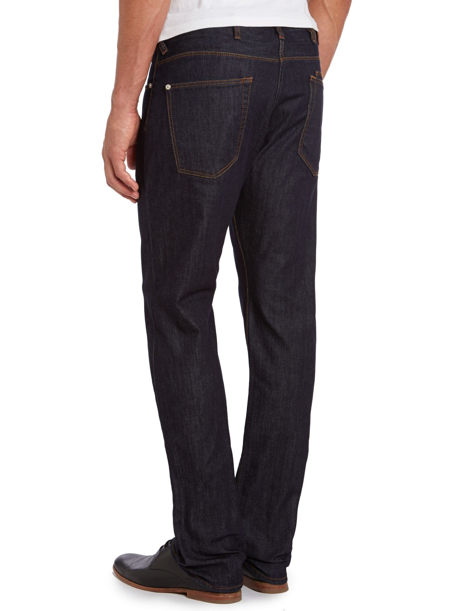 Paul smith Standard Stretch Dark Wash Jeans in Blue for Men | Lyst
