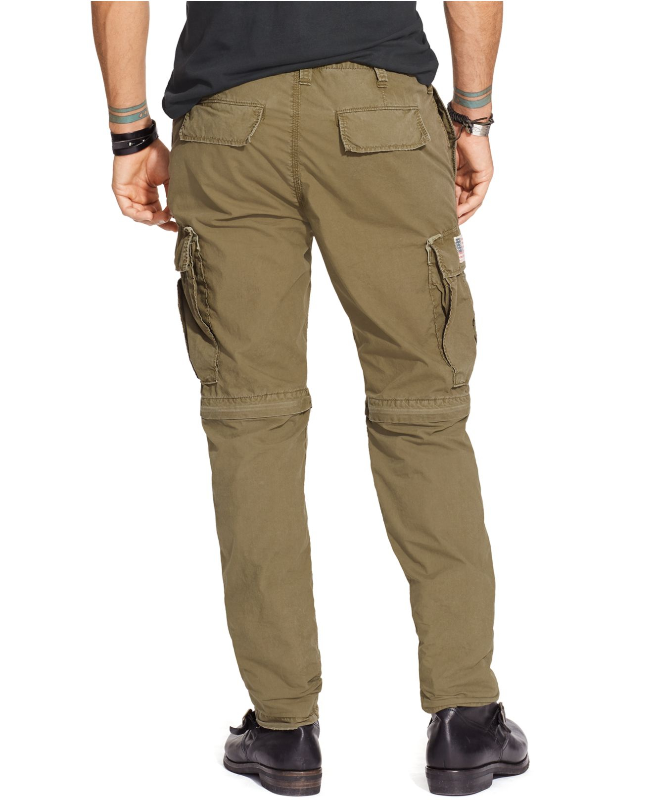  Denim  supply ralph lauren Convertible Poplin Cargo  Pants  