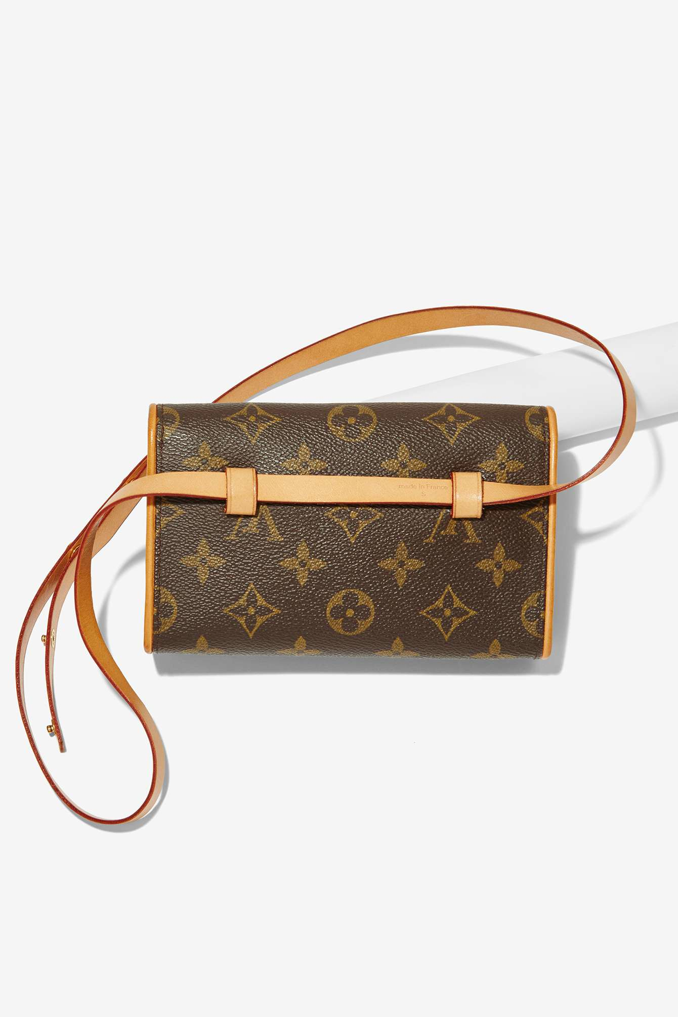 Lyst - Nasty Gal Vintage Louis Vuitton Monogram Pochette Florentine Hip Bag in Brown