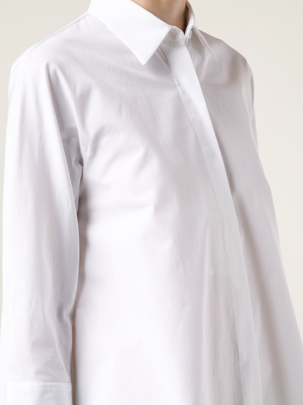 Lyst - Max Mara Basic Shirt in White