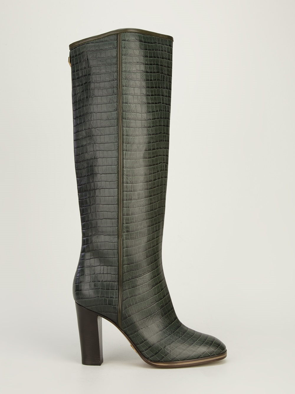 charles david softie lizard embossed knee high boot