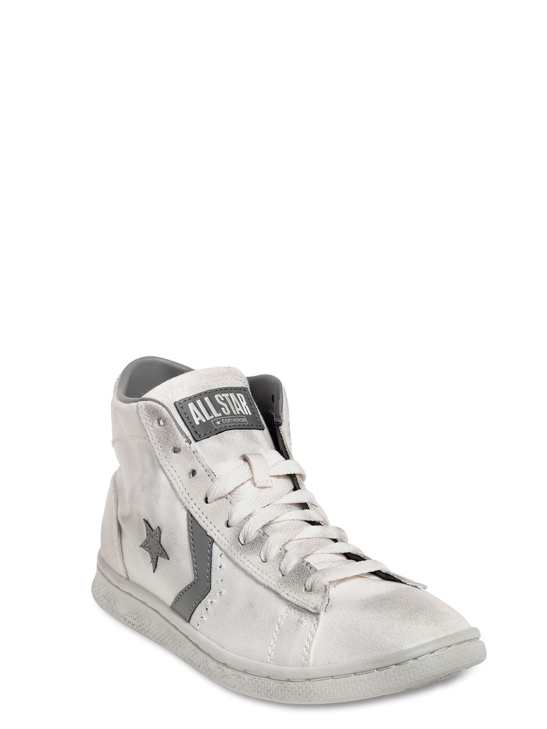 mid canvas shoes