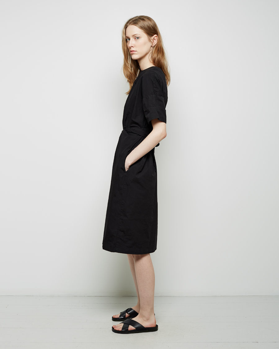 Cosmic wonder Organic Linen Wrapped Dress in Brown | Lyst