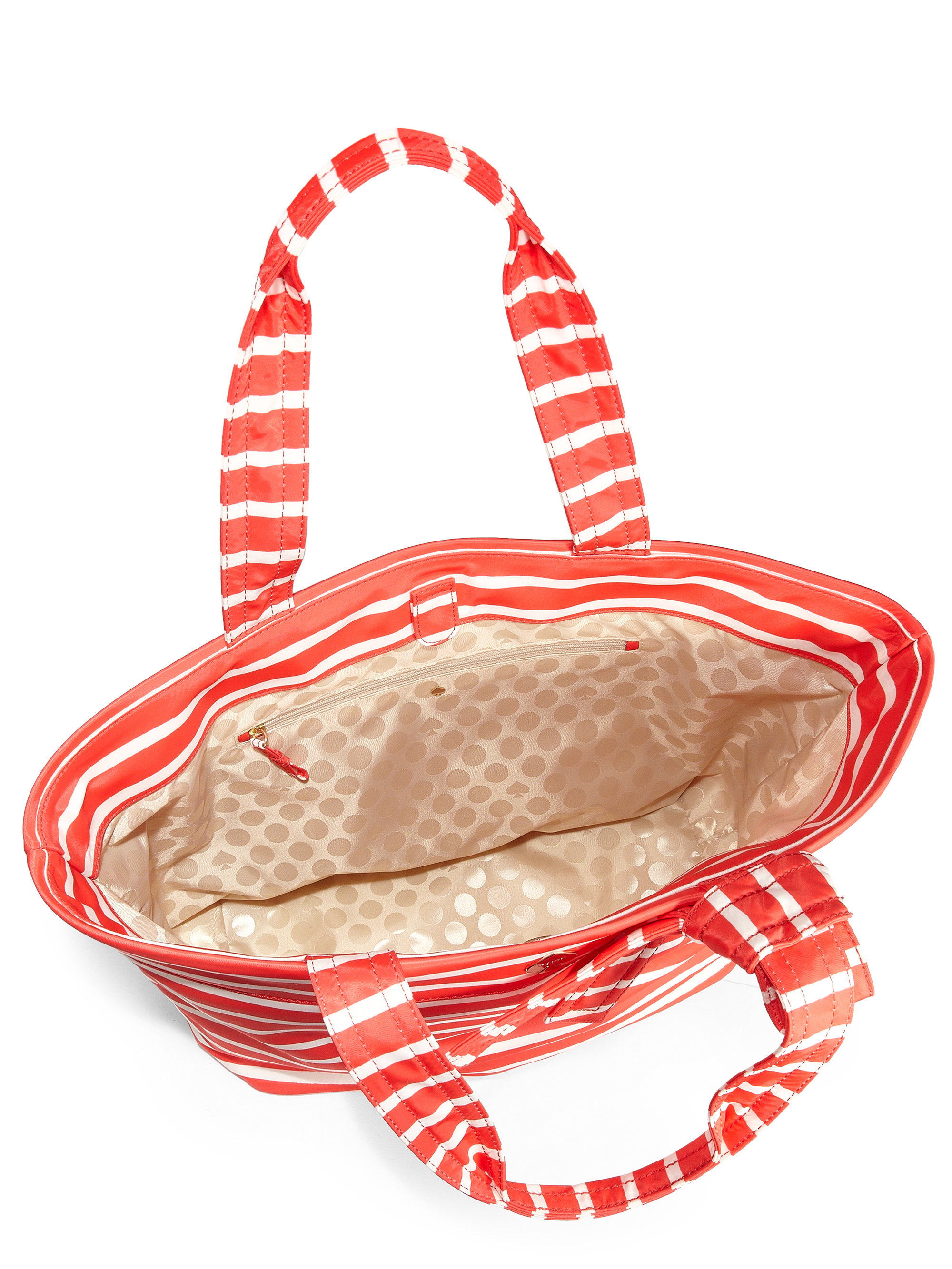 Lyst Kate Spade New York Flatiron Barbara Striped Nylon Shoulder Bag