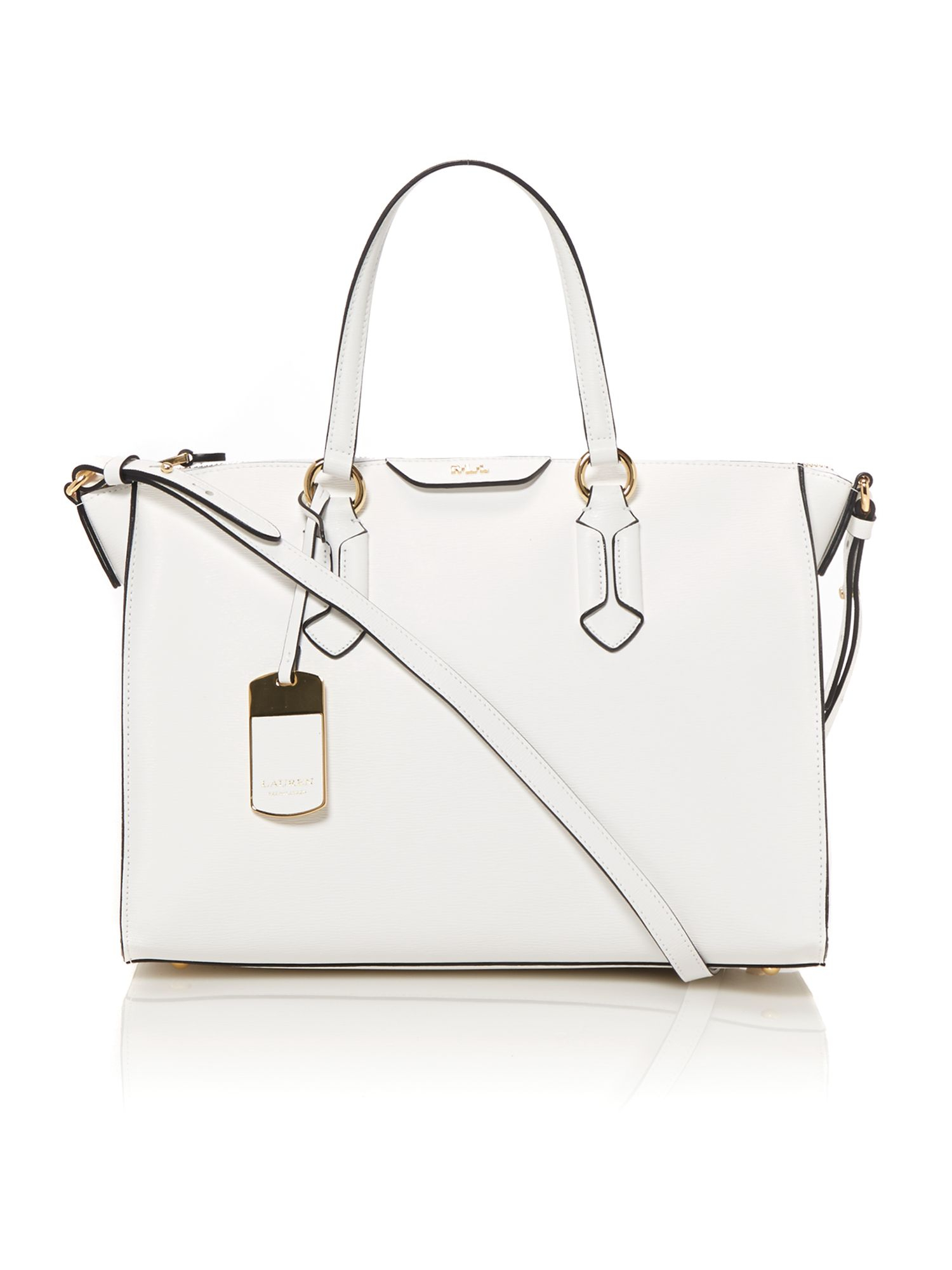 Lyst Lauren By Ralph Tate White Tote Bag In Gallery
