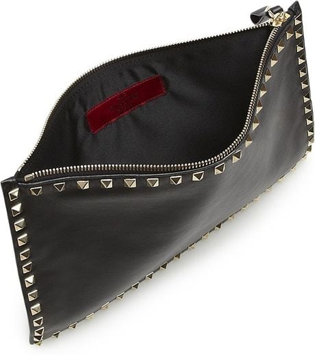 black valentino rockstud clutch