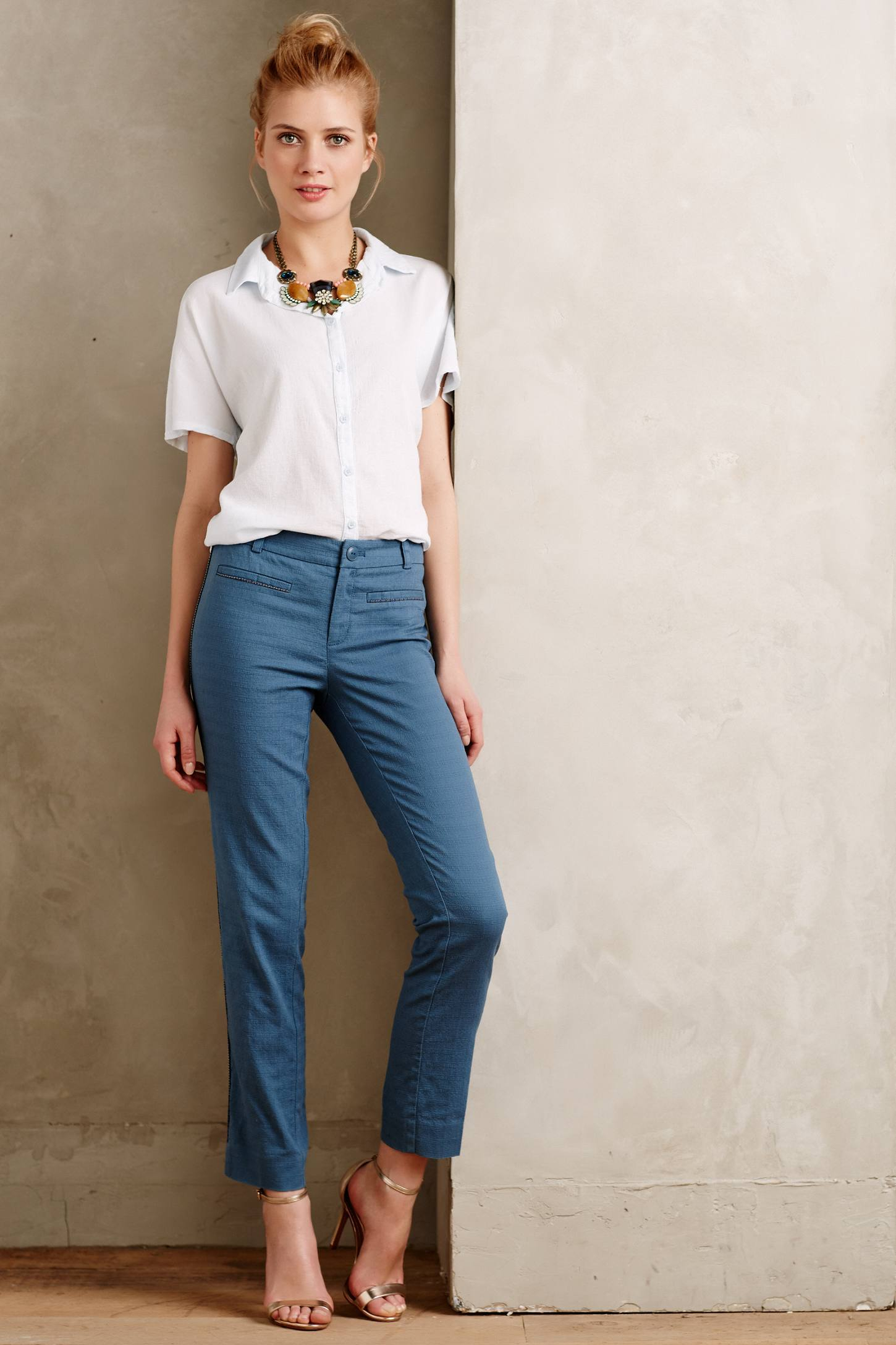 Charlie Riviera | lyst cartonnier riviera charlie trousers in blue Charlie Riviera | lyst cartonnier riviera charlie trousers in blue