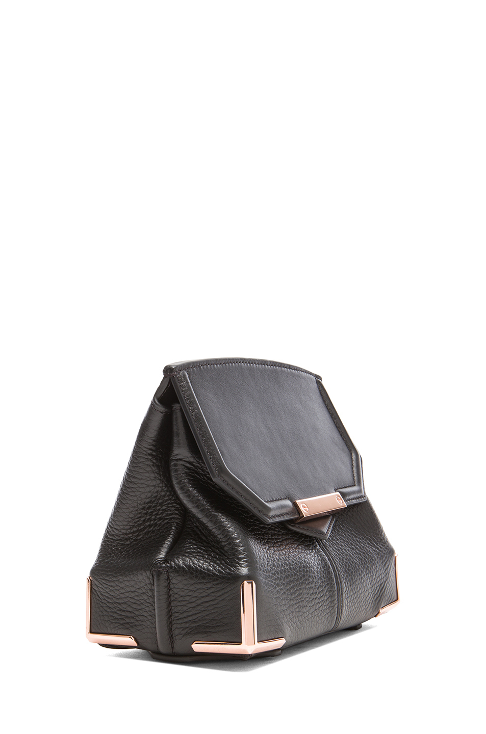 Lyst Alexander Marion Soft Pebble Leather With Rose Gold Gallery