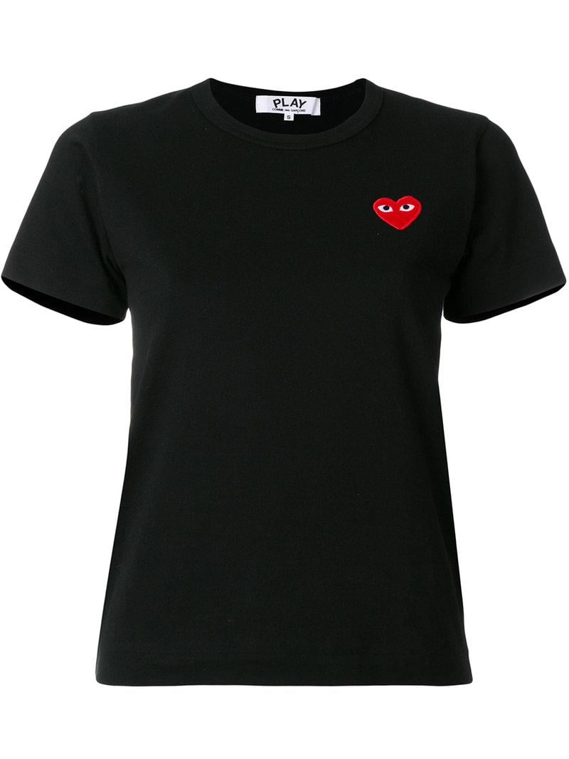 comme de garcons black tshirt