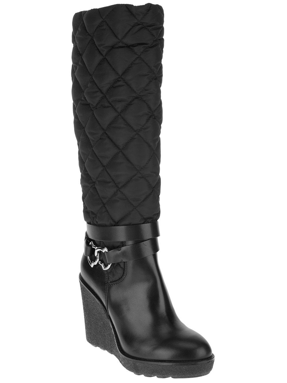 moncler zannie wedge boots