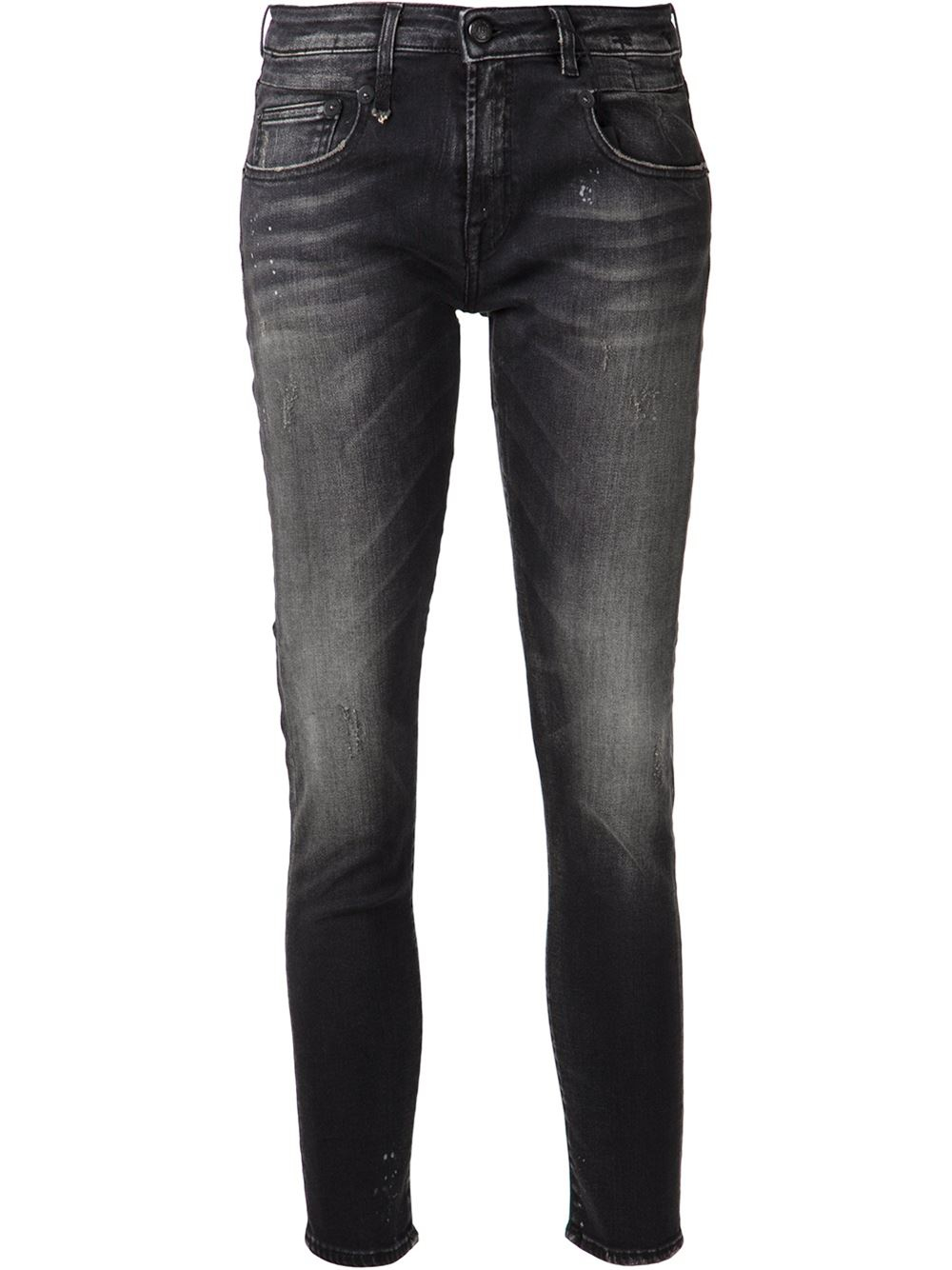 Lyst - R13 'boy' Skinny Jeans in Black