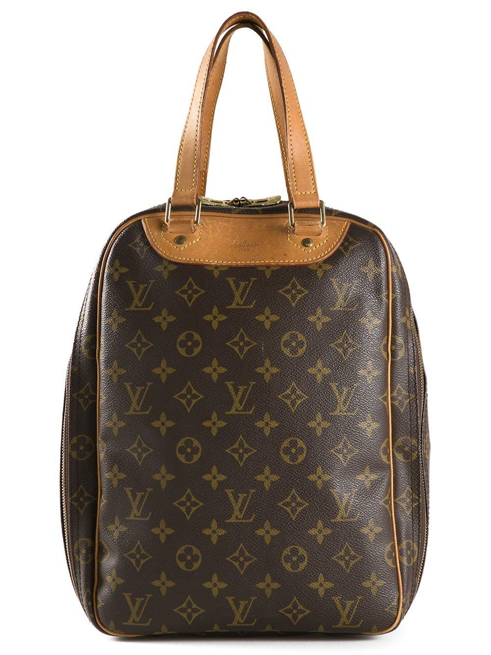Lyst - Louis Vuitton &#39;excursion&#39; Shoe Bag in Brown