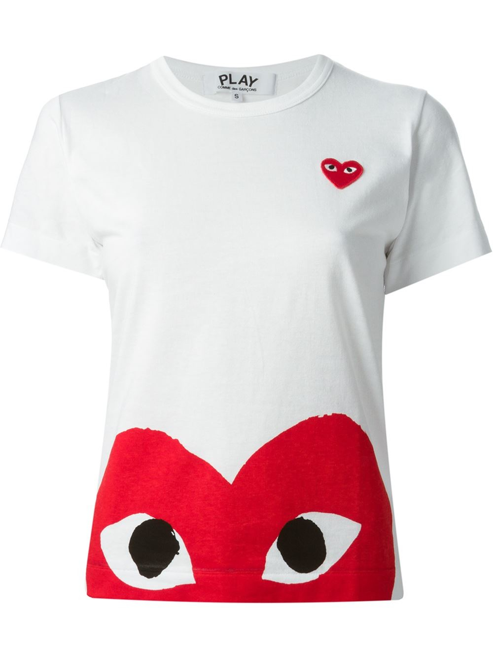 comme de garcons women's t shirt