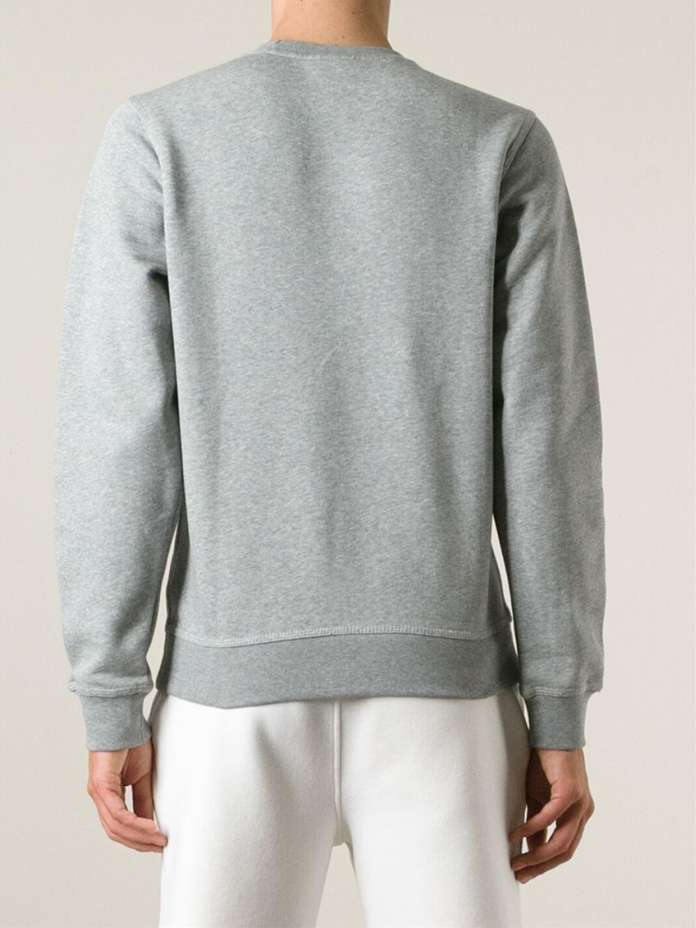 Nike 'club Crew' Sweatshirt in Gray for Men | Lyst