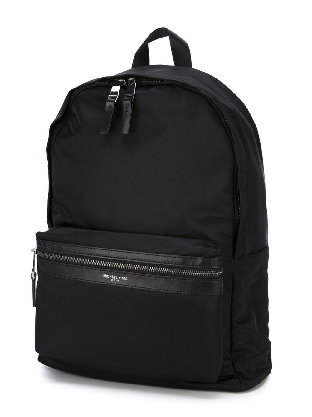 Michael Kors - &#39;kent&#39; Backpack - Men - Leather/nylon - One Size in Black for Men - Lyst