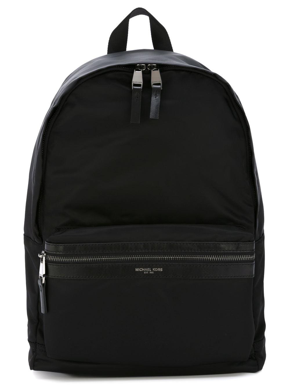 Michael Kors - &#39;kent&#39; Backpack - Men - Leather/nylon - One Size in Black for Men - Lyst