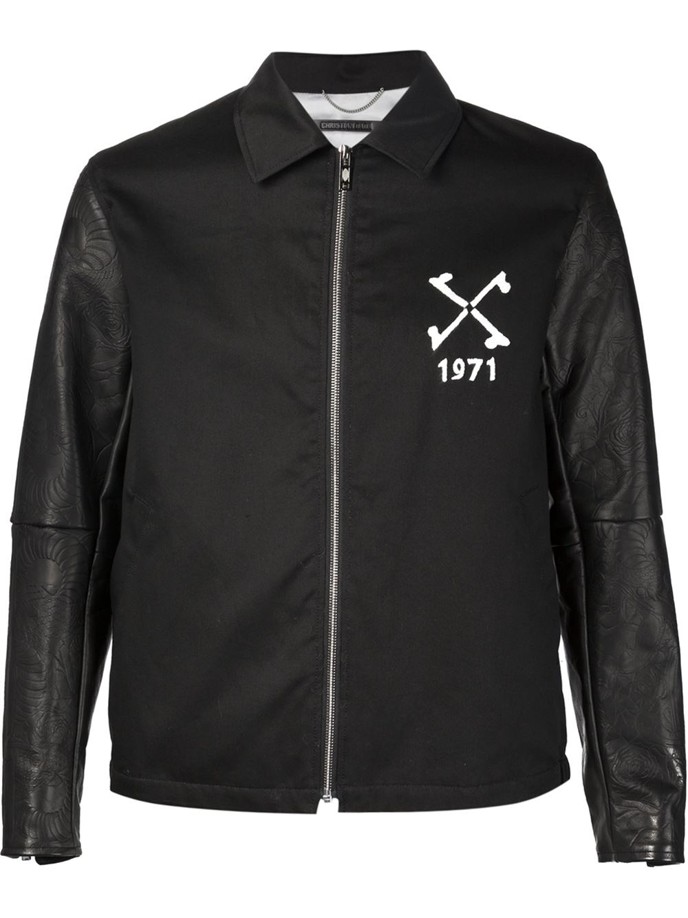 Dada Embossed Sleeves Vietnam Jacket Men Cotton Sleeves Vietnam Jacket Men Cotton Leather View Fullscreen