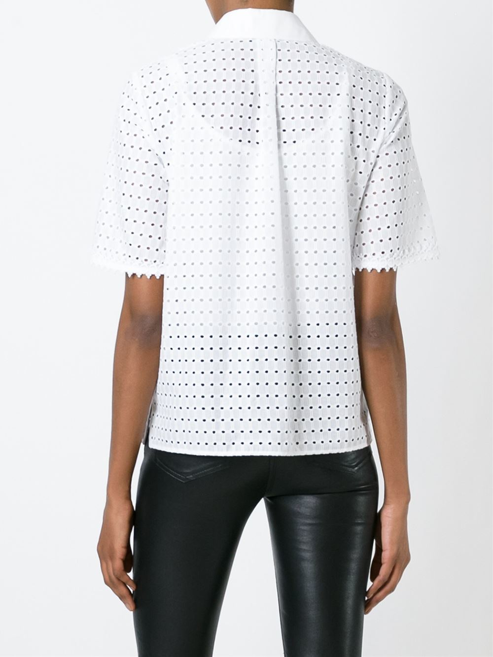 broderie anglaise shirt