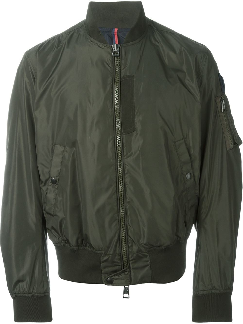 Lyst - Moncler 'timothe' Bomber Jacket in Green for Men