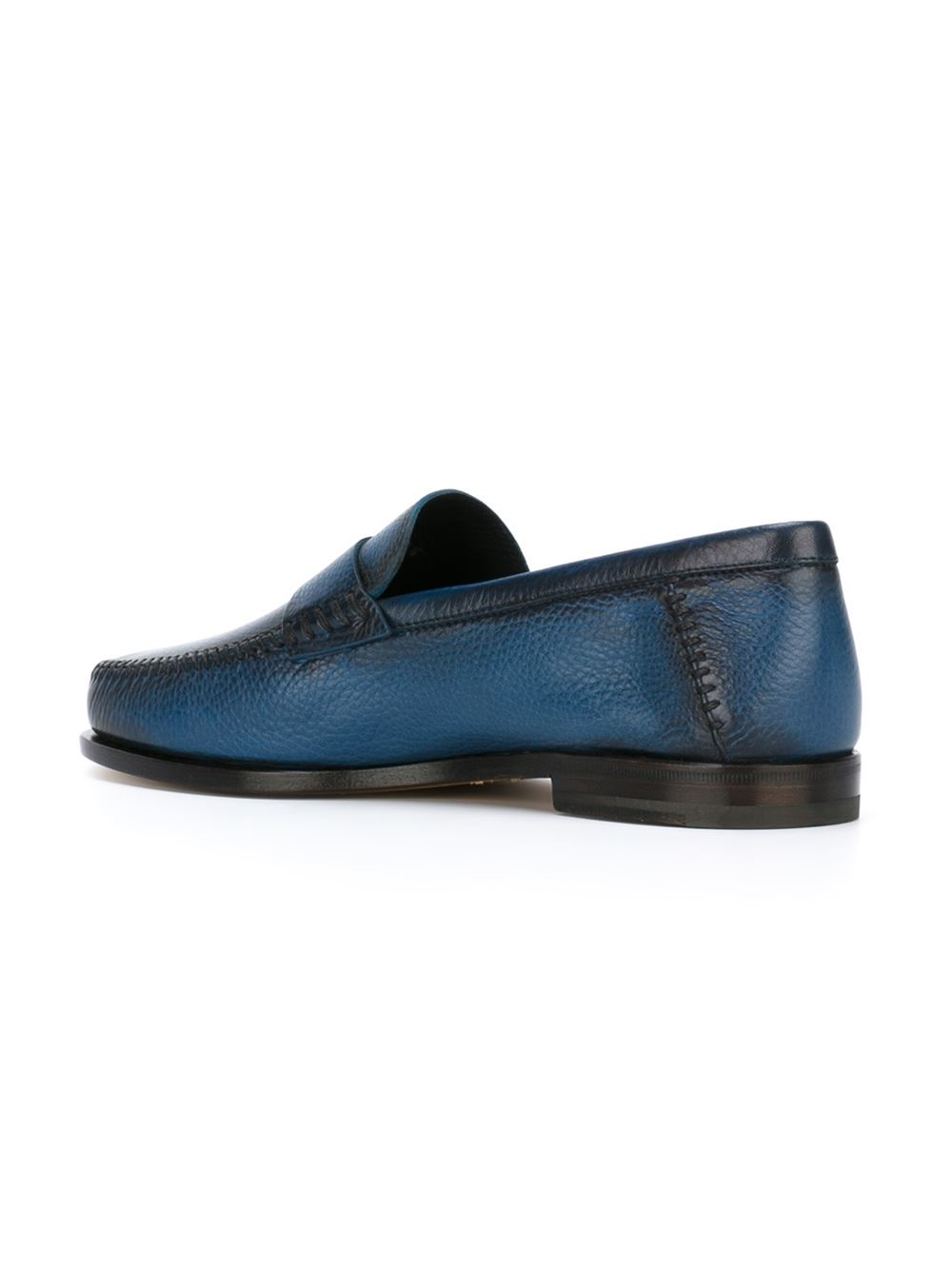 santoni loafers sale santoni distressed loafers in blue for lyst santoni loafers sale santoni distressed loafers in blue for lyst