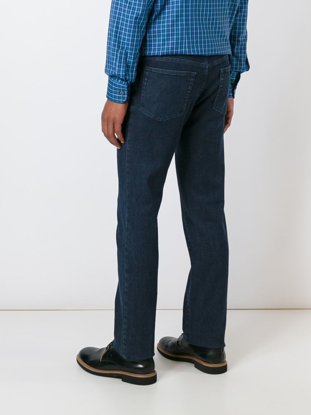 Lyst - Brioni Classic Fit Jeans in Blue for Men