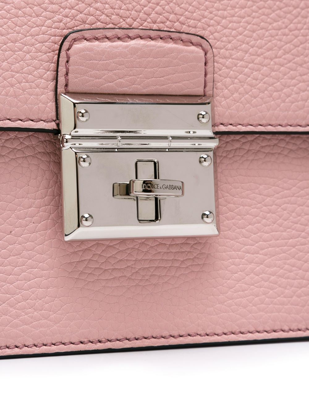 Dolce & gabbana Buffalo Leather Crossbody Phone Case in Pink | Lyst