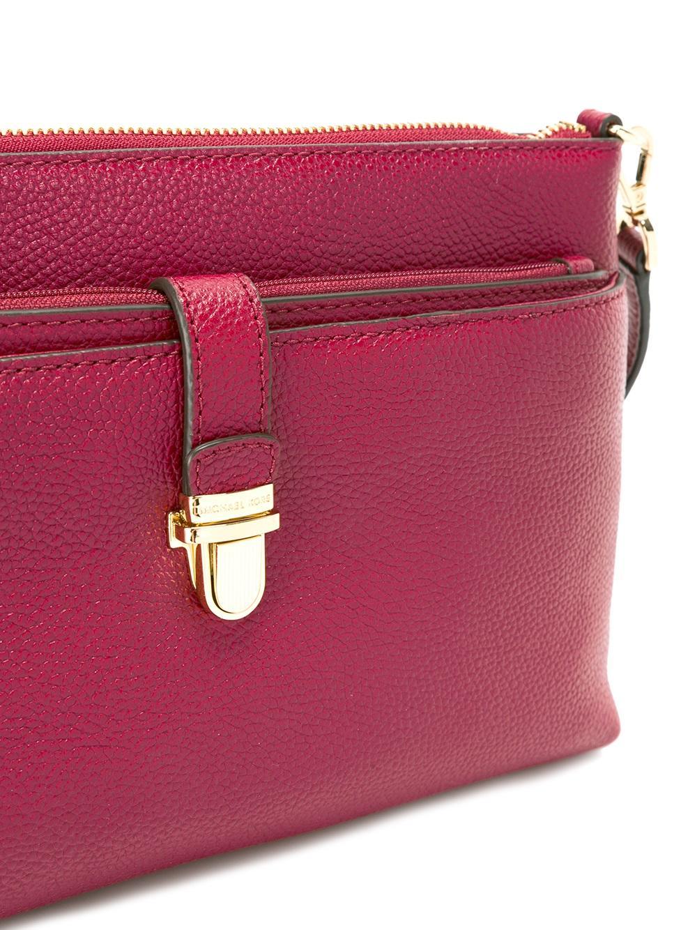 red michael kors crossbody bag