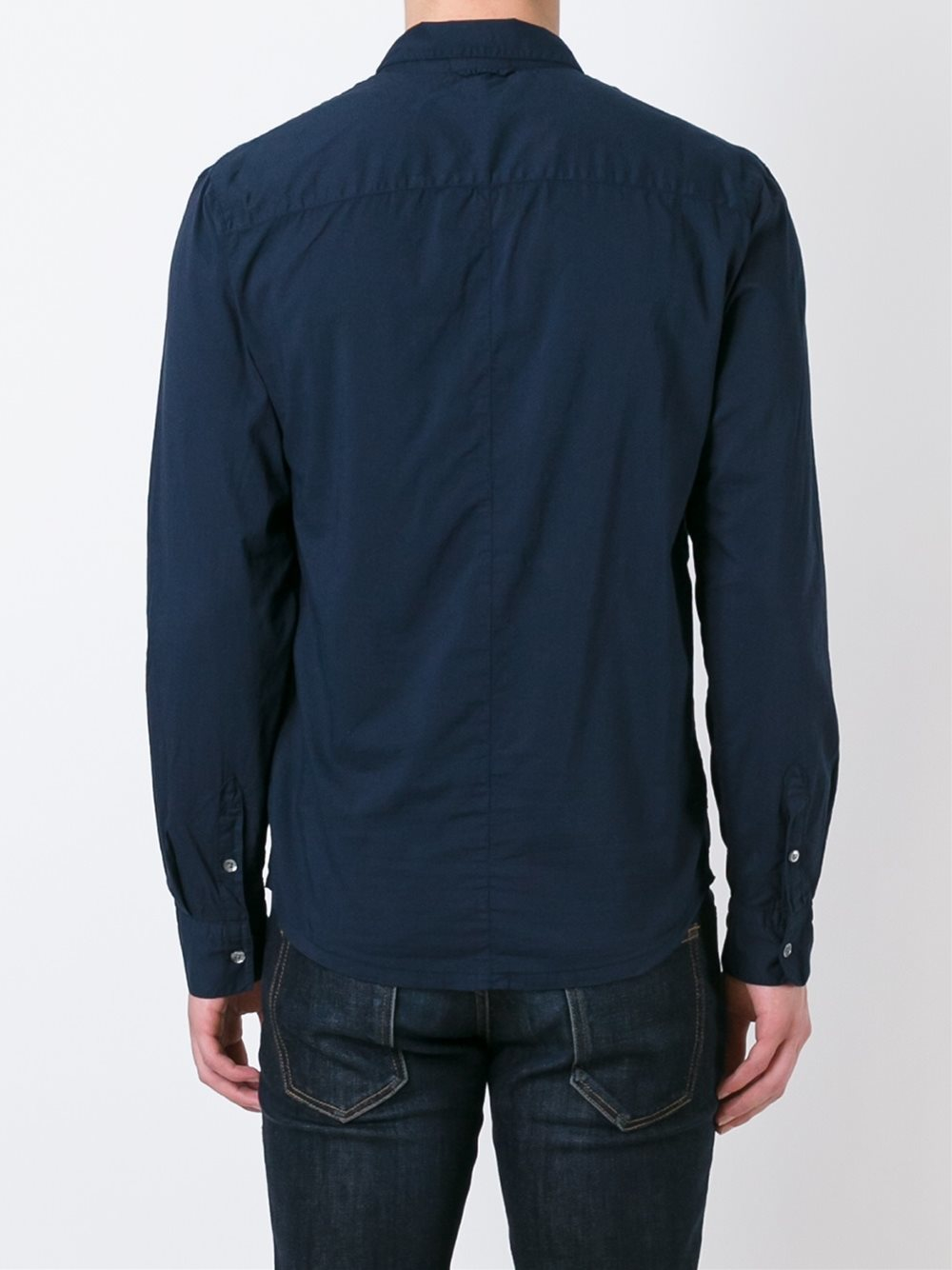 James perse Classic Shirt in Blue for Men | Lyst