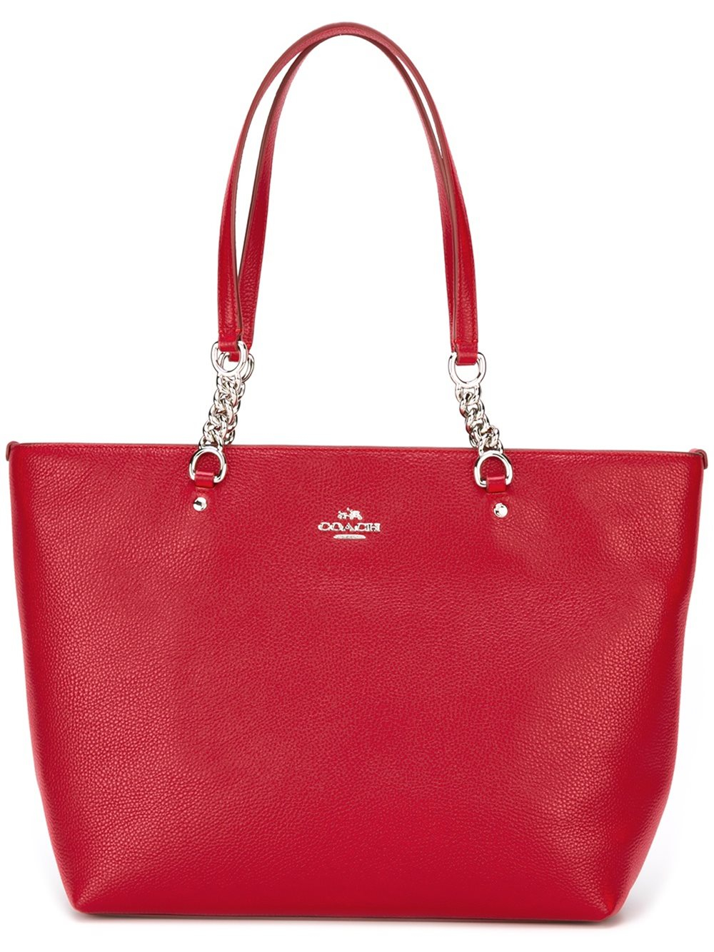 coach red canvas bag