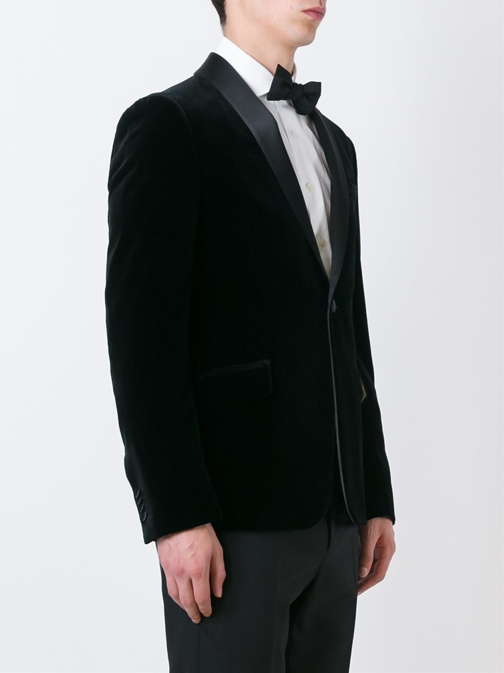 Lyst - Z Zegna Velvet Shawl Collar Tuxedo Jacket in Black for Men