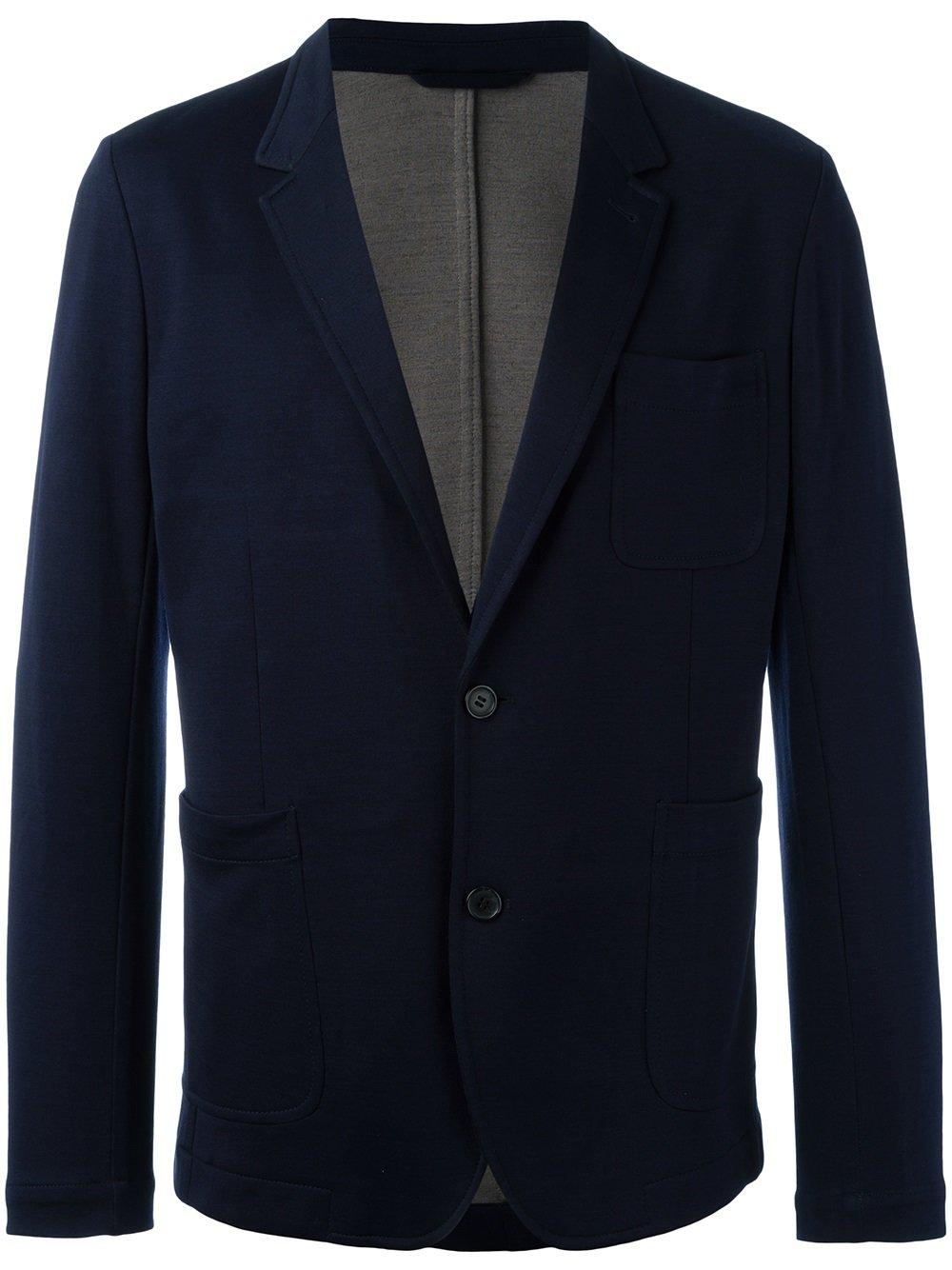 Ami Unlined Deconstructed Jacket in Blue for Men | Lyst