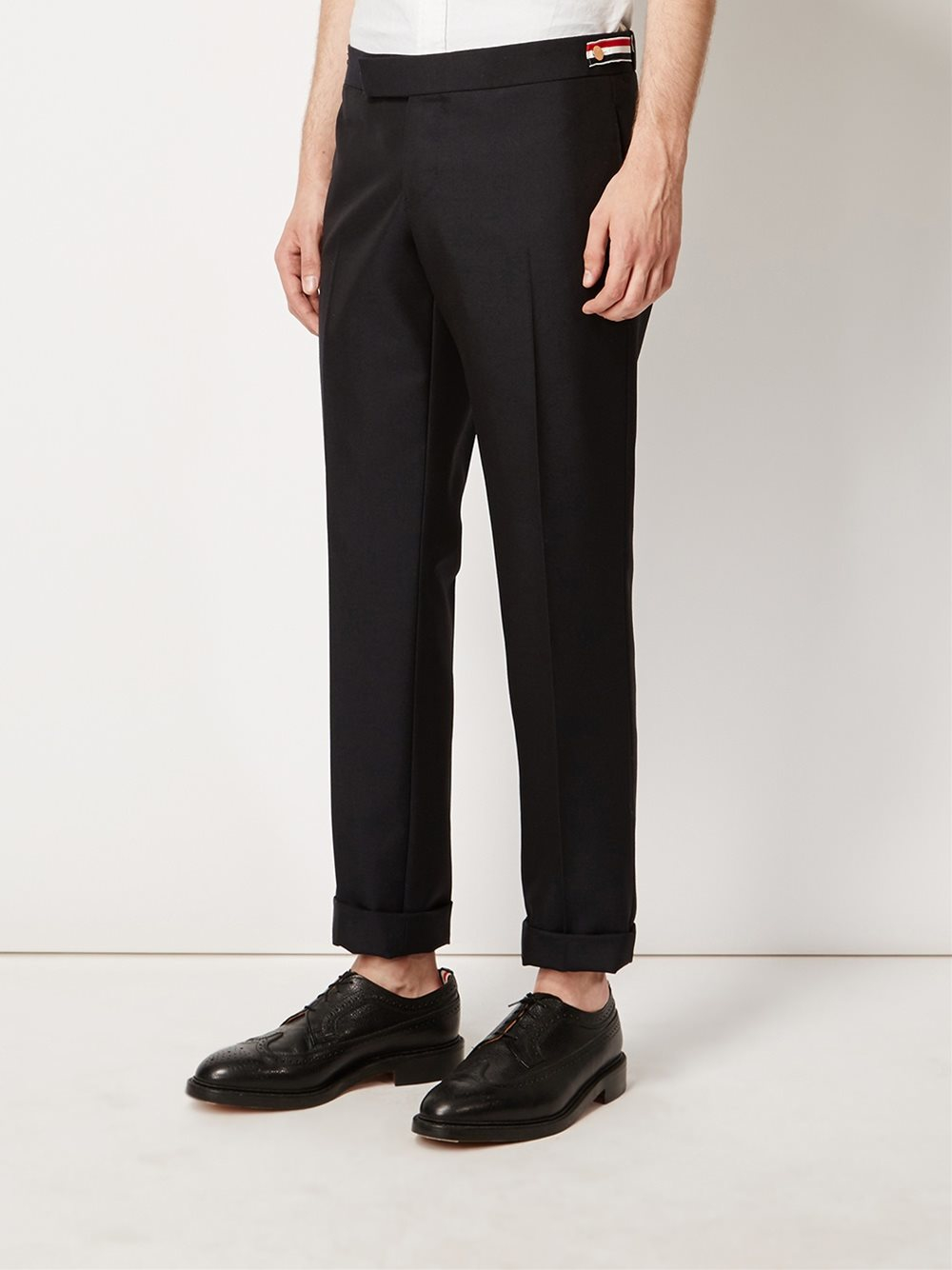 Thom browne Side Tab Trousers in Blue for Men | Lyst