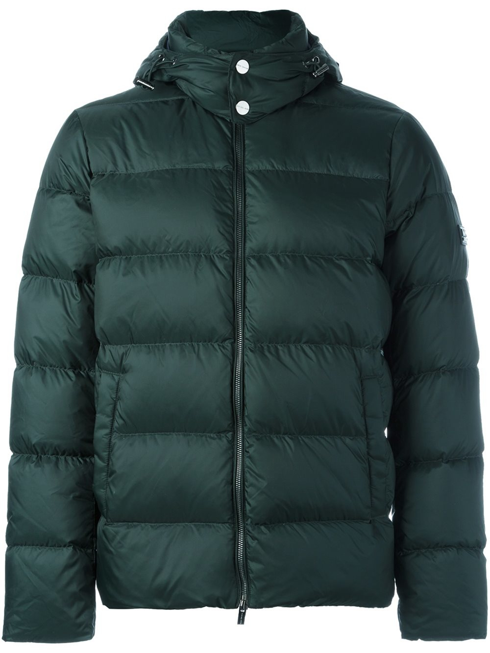 Michael Kors Synthetic Hooded Puffer Jacket in Green for Men - Lyst