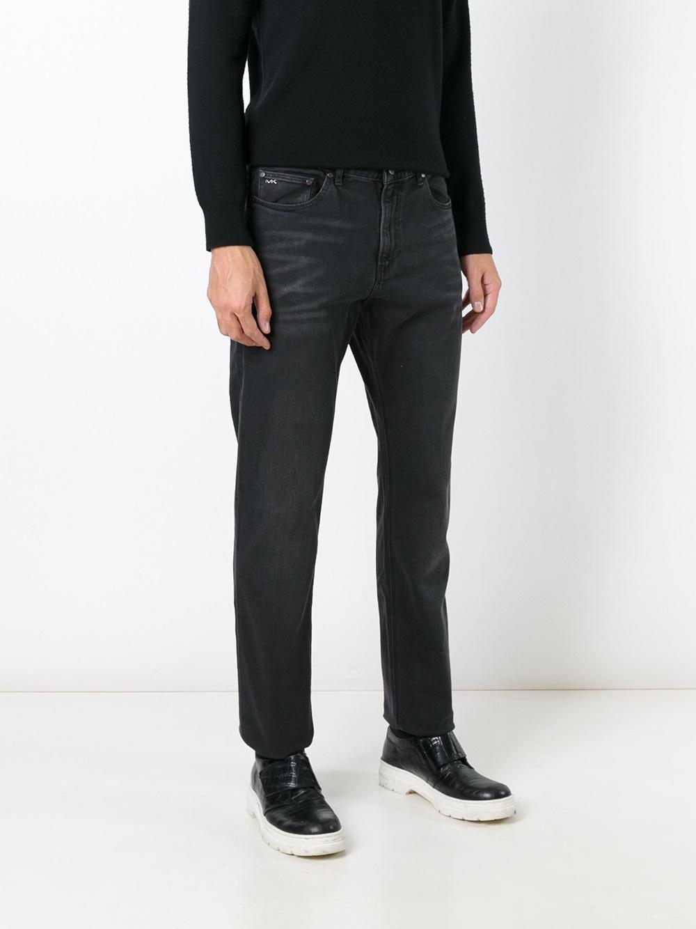 Lyst Michael Kors Regular Jeans in Black for Men