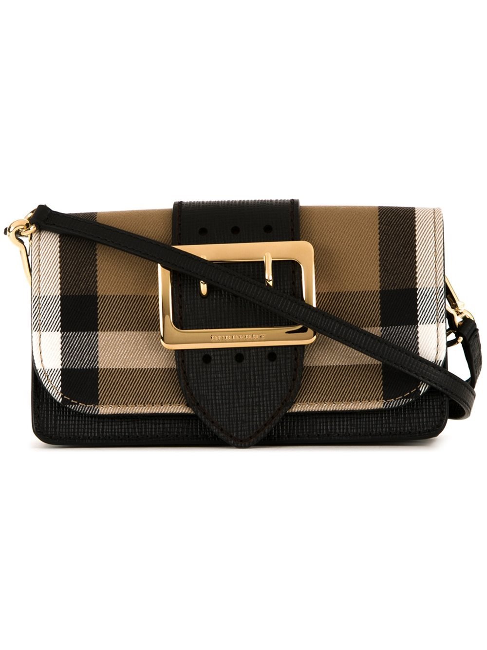 Burberry House Check Crossbody Bag in Brown | Lyst