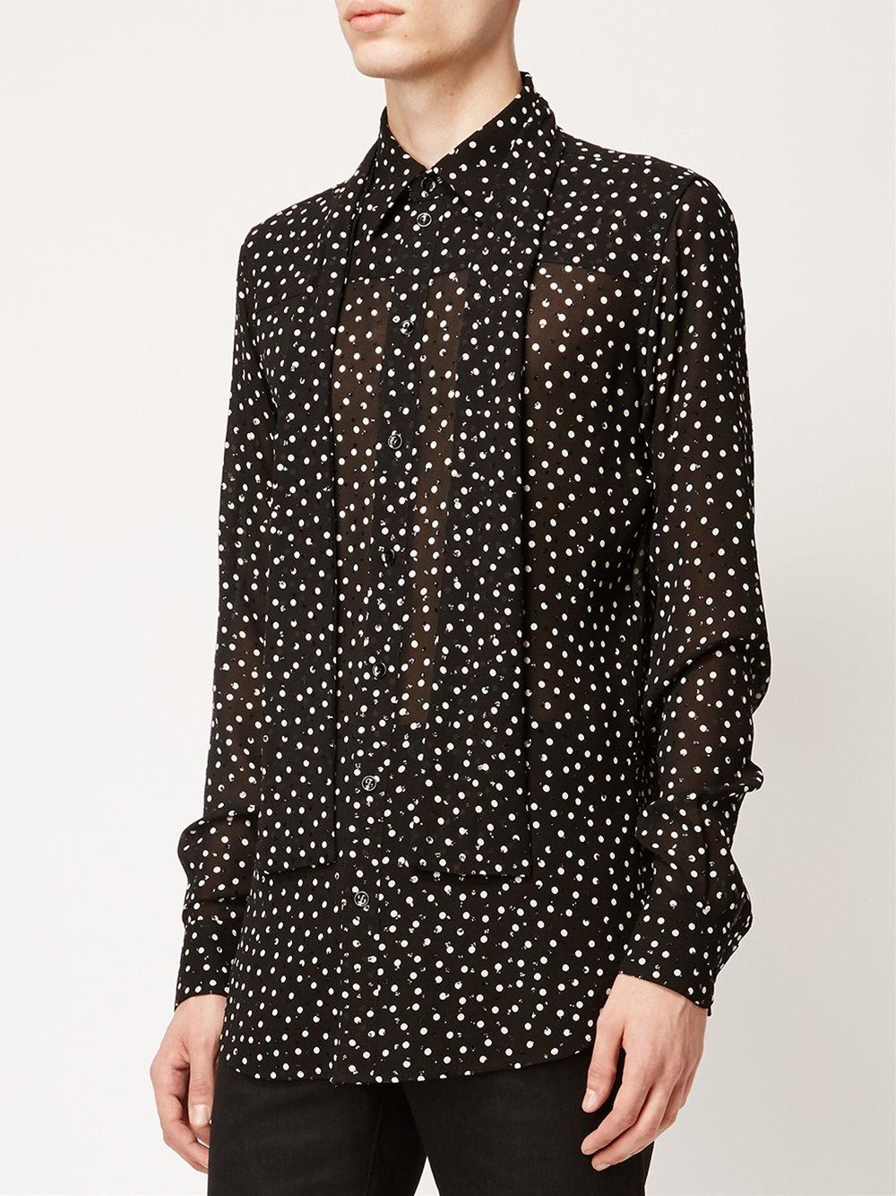 h&m polka dot shirt mens