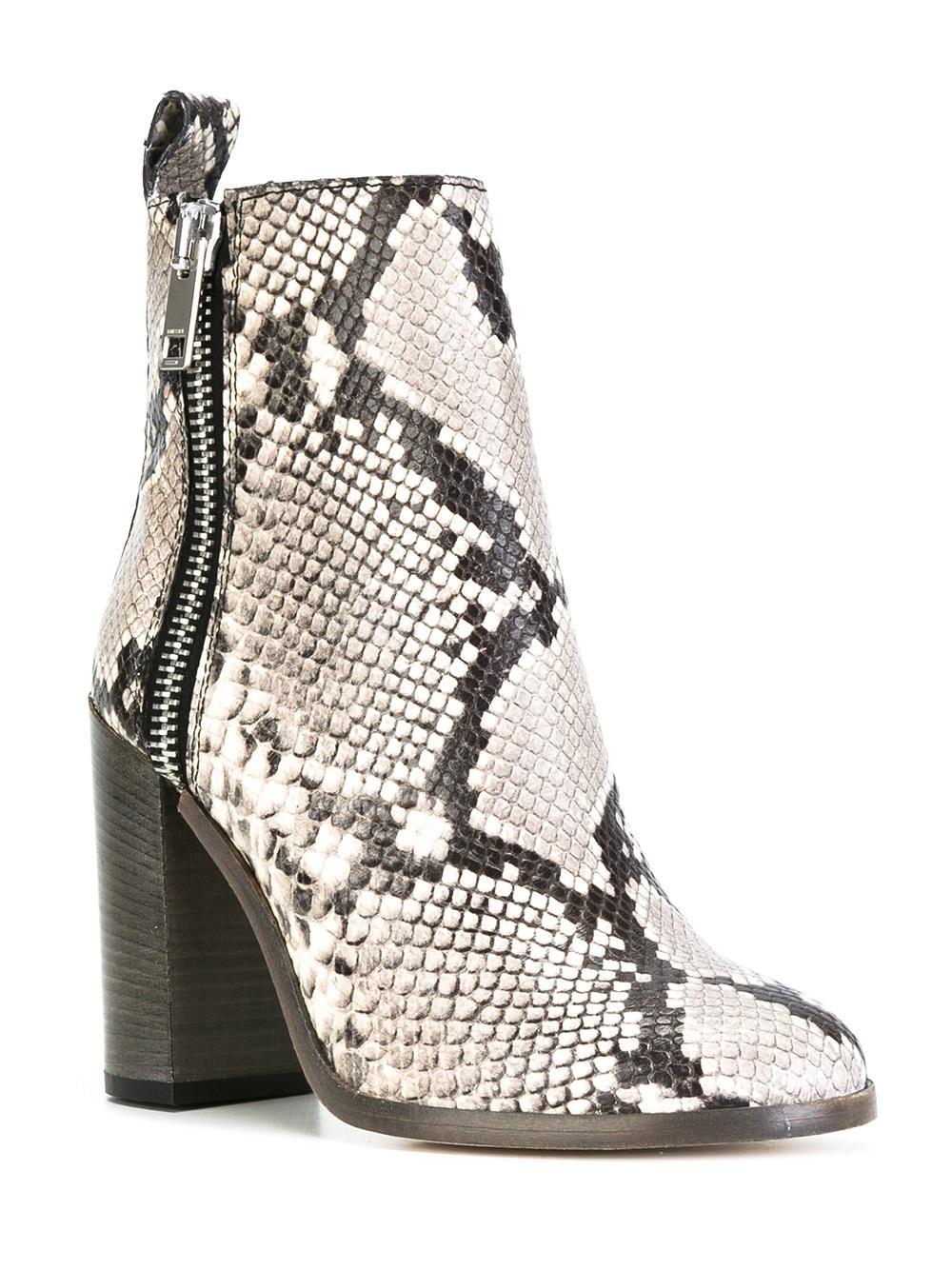 snake skin work boots