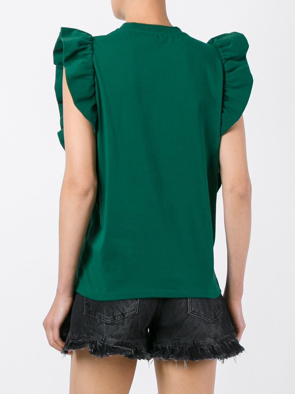 green ruffle