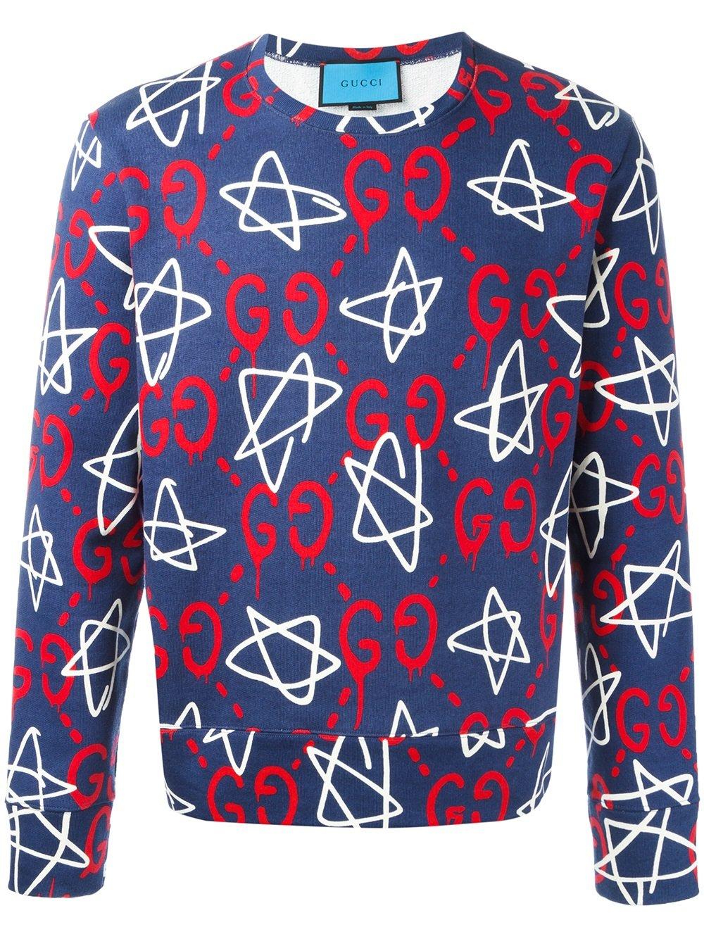 gucci blue sweatshirt