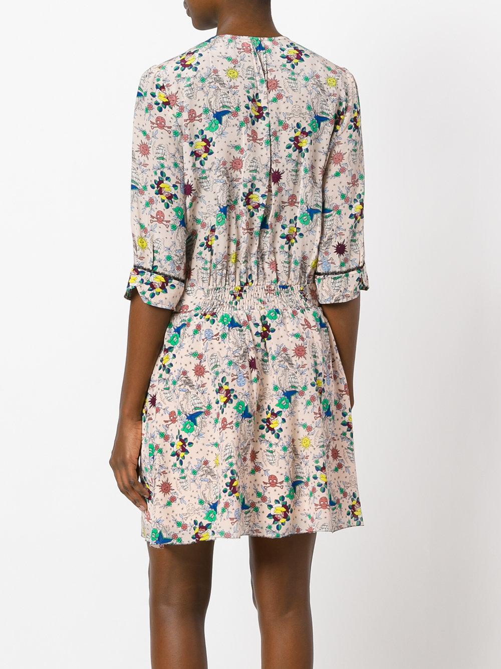 Lyst - Zadig & Voltaire Floral Print Dress