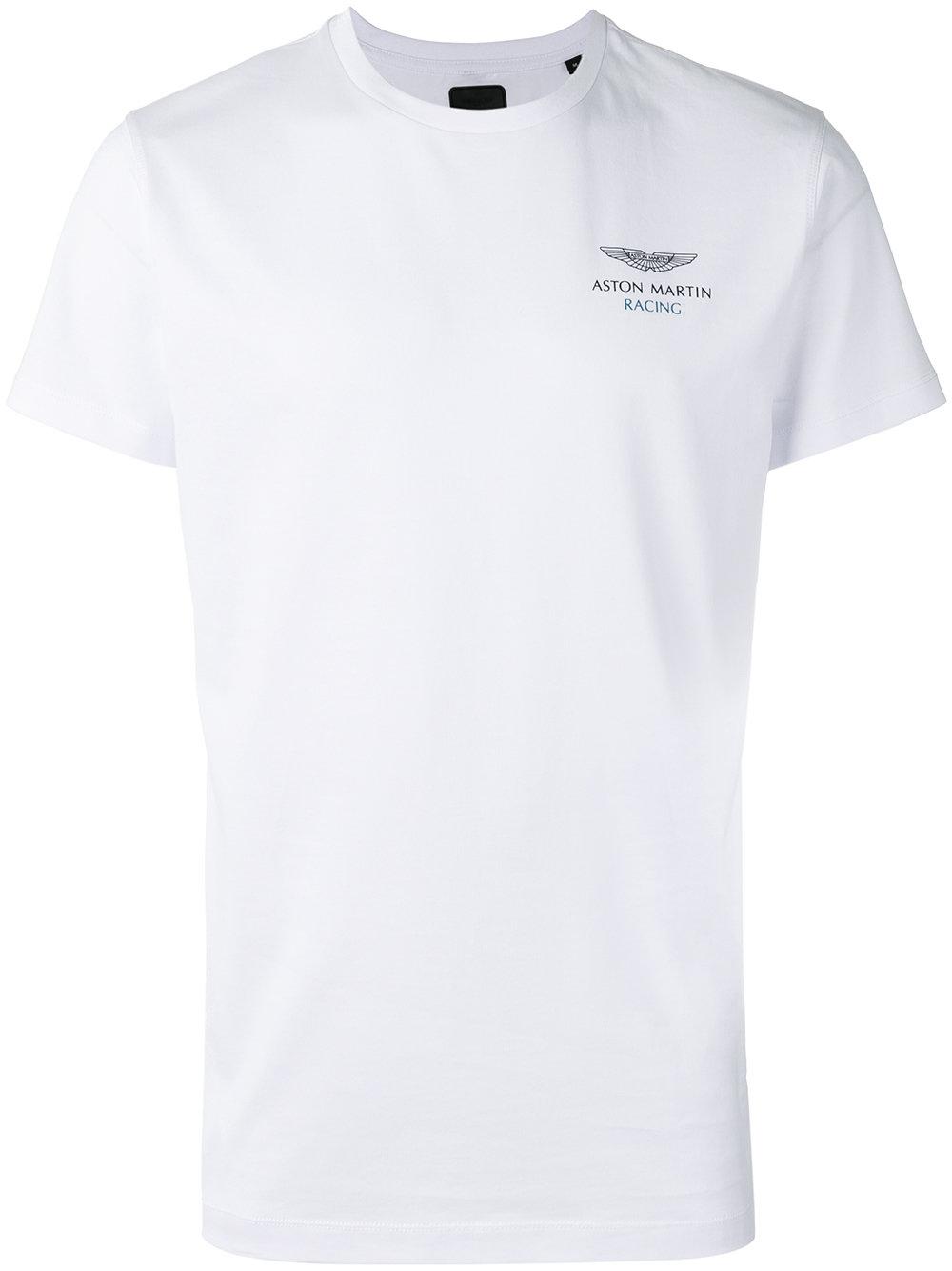 Hackett Chest Print T-shirt in White for Men | Lyst