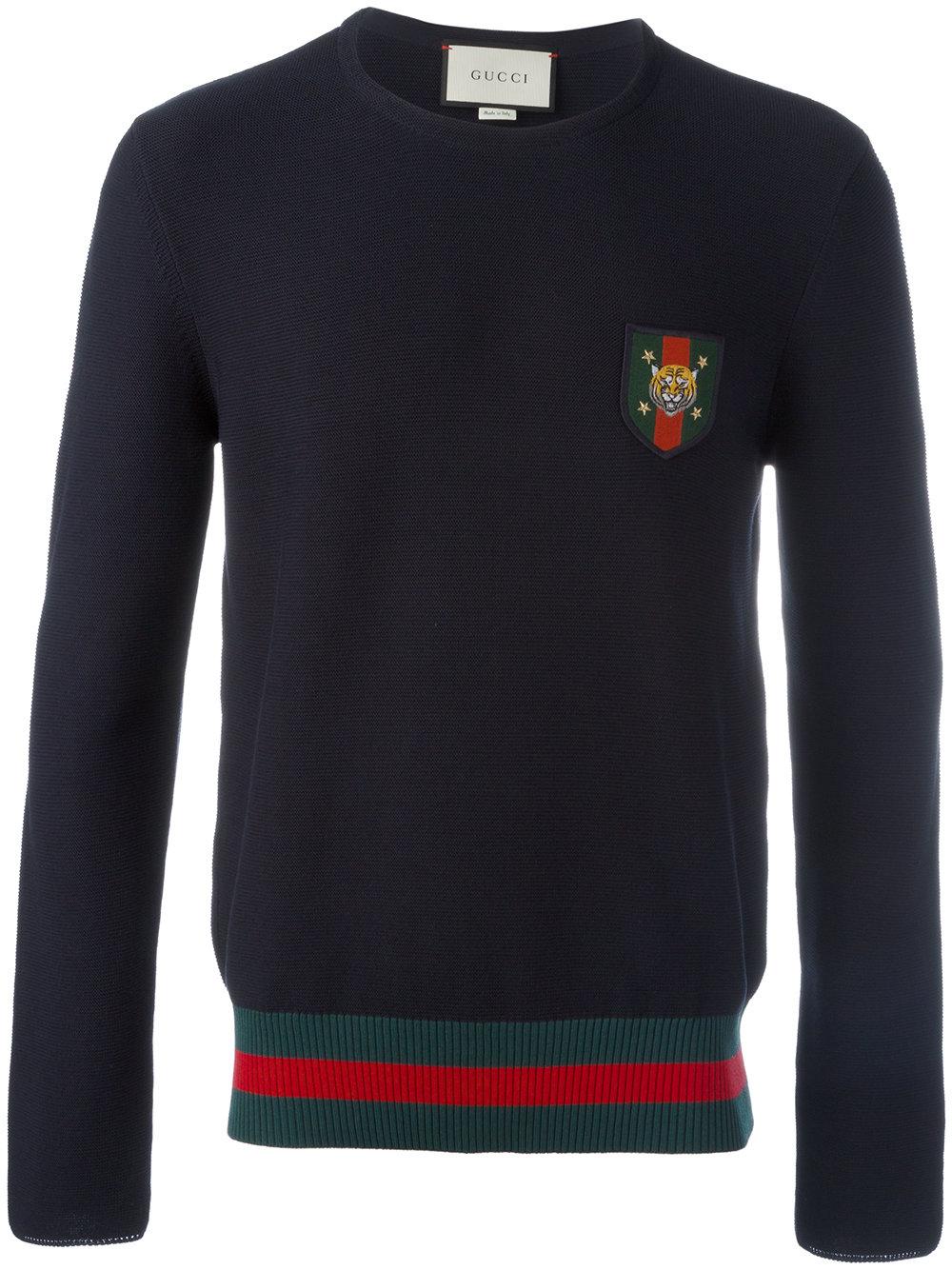 gucci blue jumper