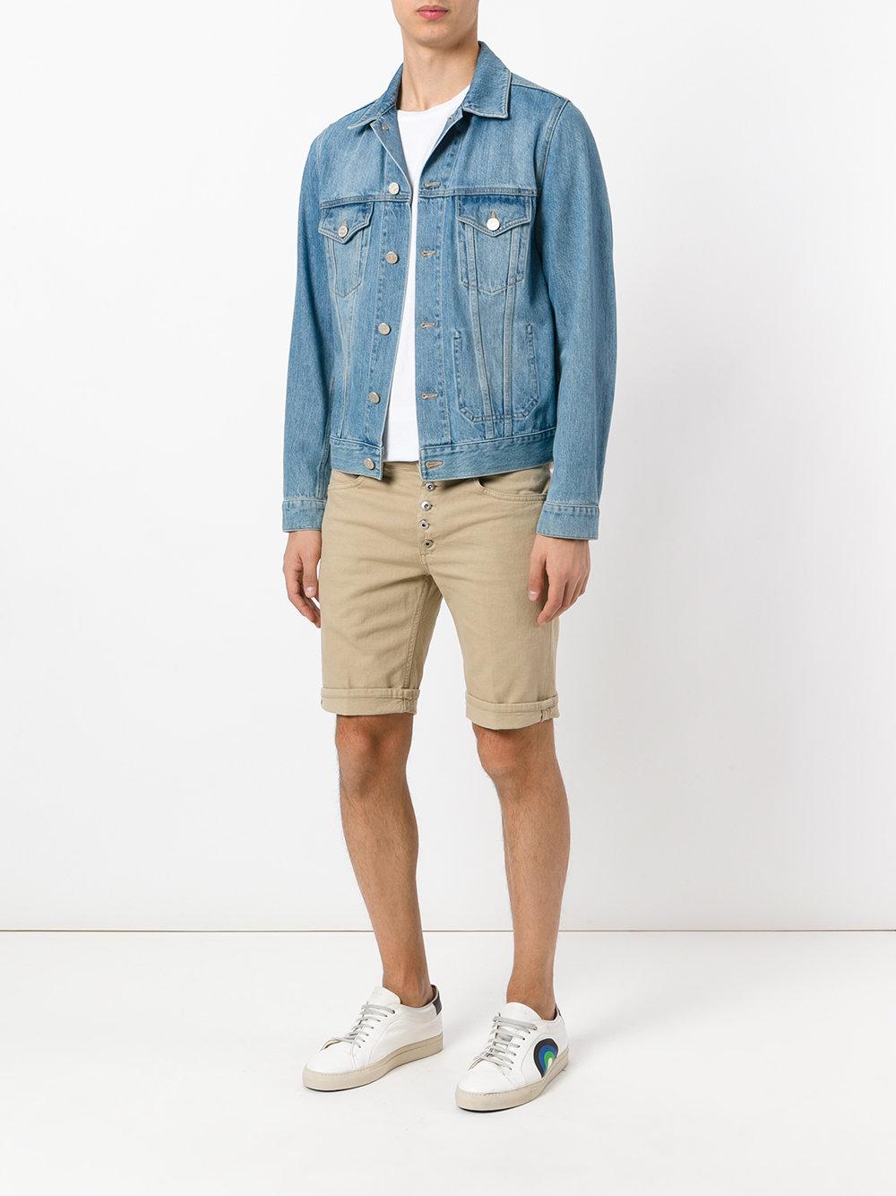 Lyst - Dondup Buttoned Shorts in Natural for Men