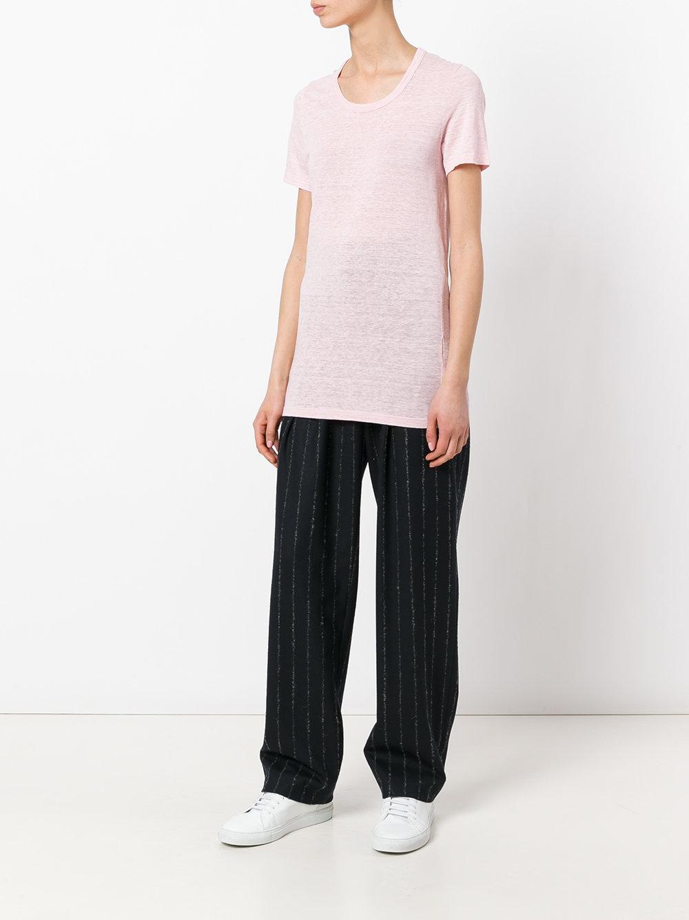 Étoile isabel marant Classic T-shirt in Pink | Lyst