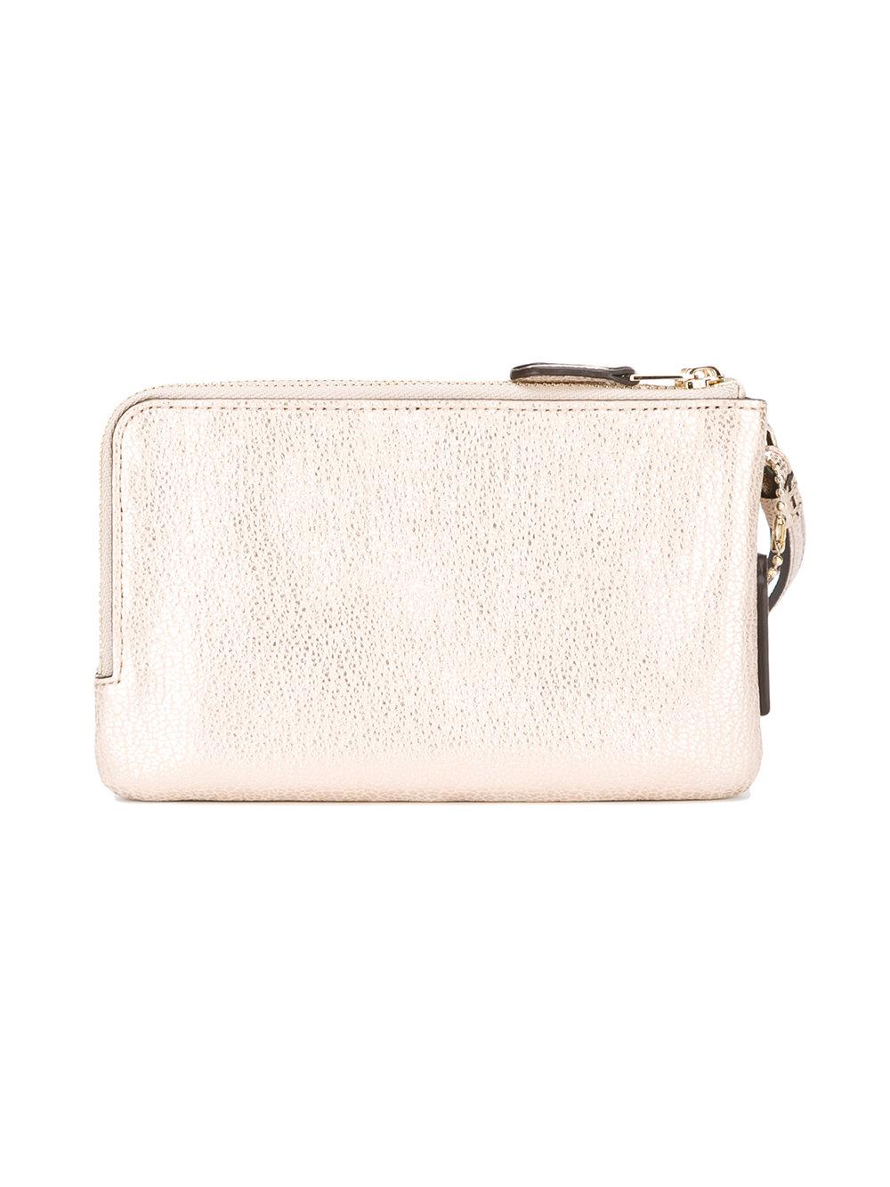 Lyst Coach Wriststrap Wallet in Metallic