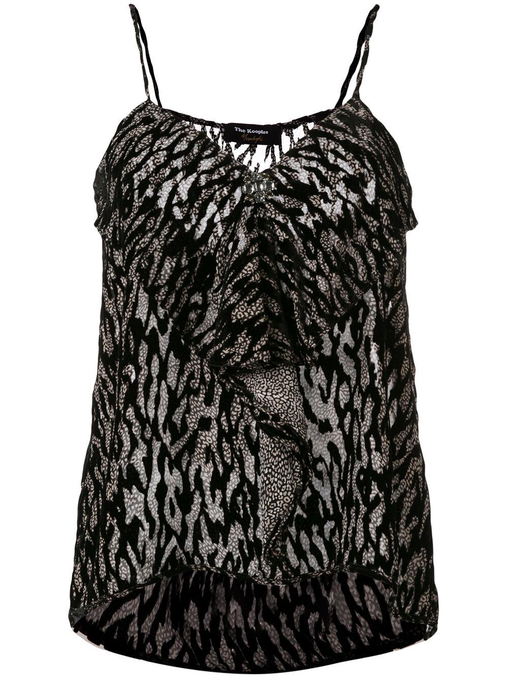 kooples leopard shirt