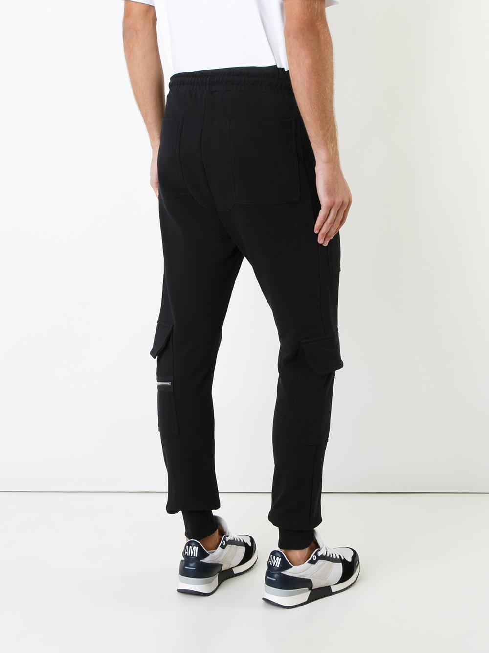 side zip track pants