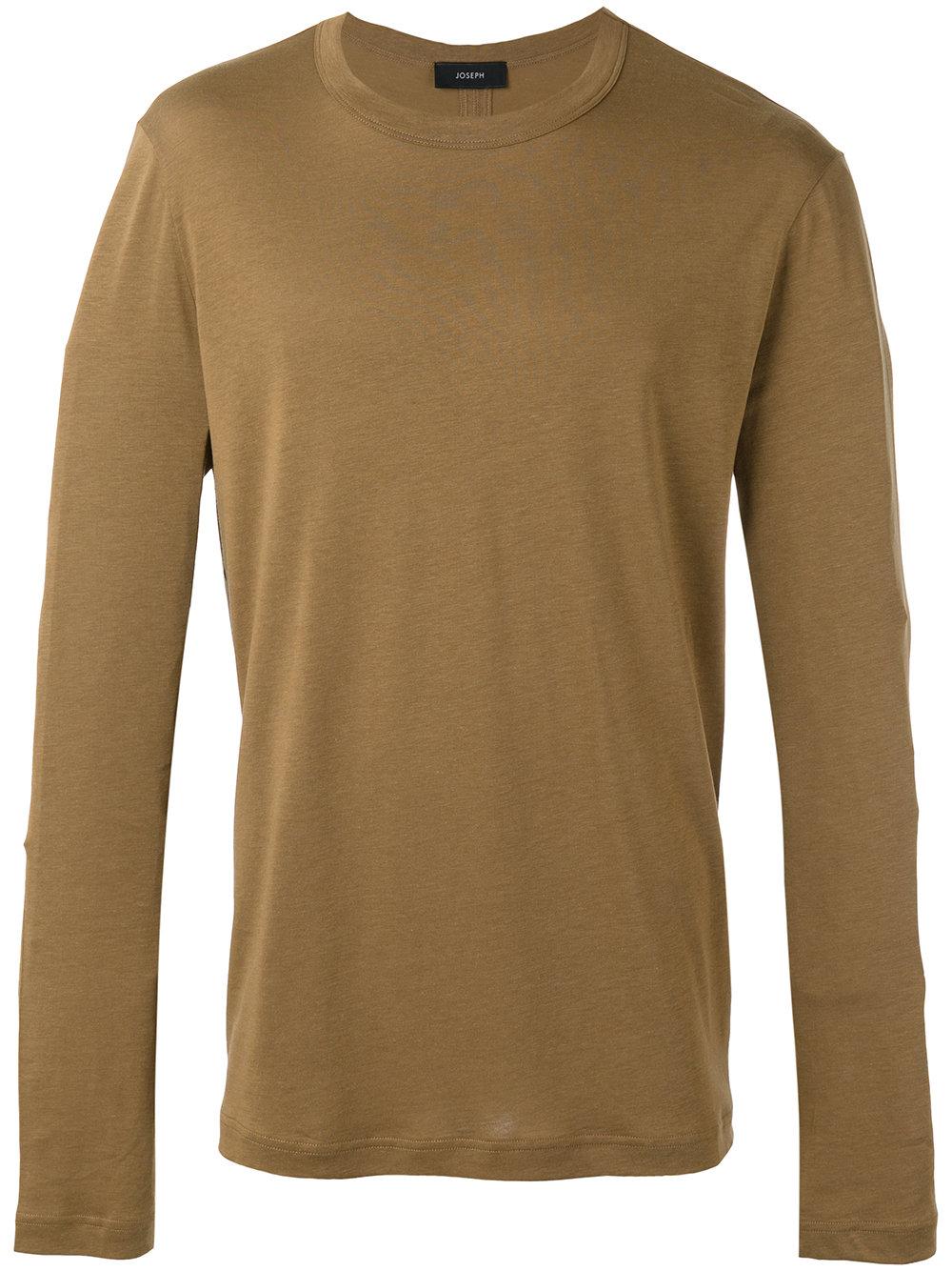 Joseph Plain Tshirt in Brown for Men Lyst