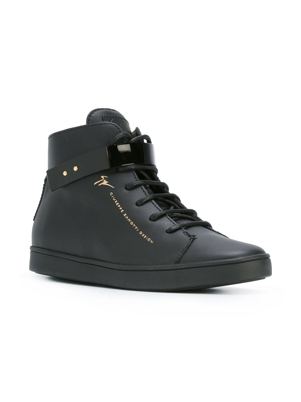 Lyst - Giuseppe Zanotti Signature Hi-top Sneakers in Black