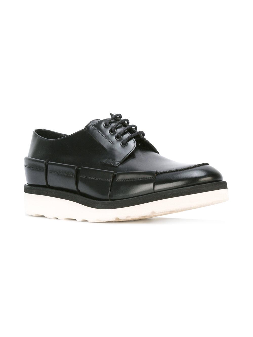 OAMC White Sole Oxford Shoes in Black for Men Lyst